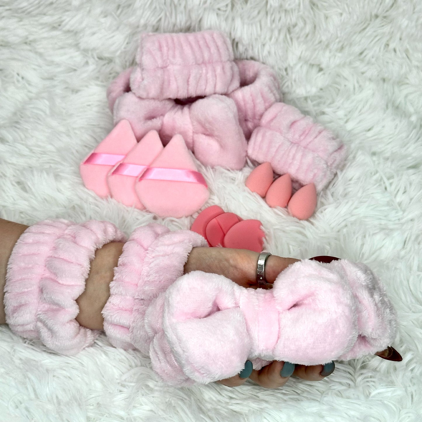 Plush set 12pc - Light Pink