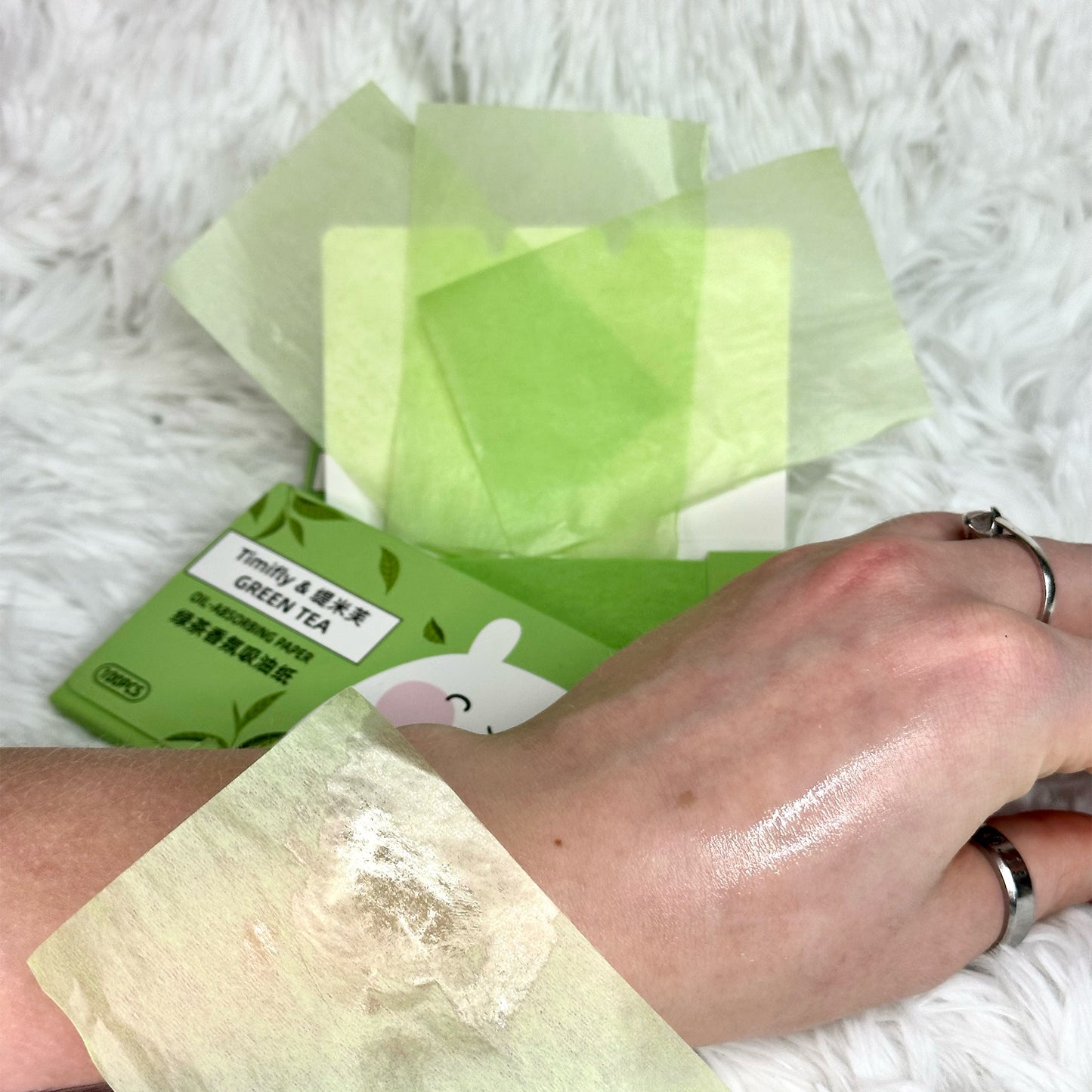 Oil-Absorbing Face Wipes - Green Tea
