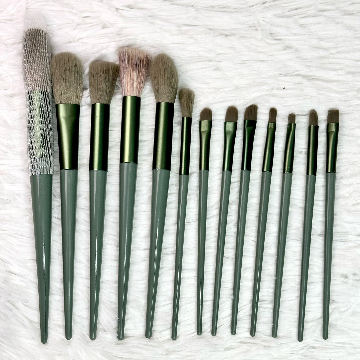 Makeup Brush 13pcs set - Green Tea