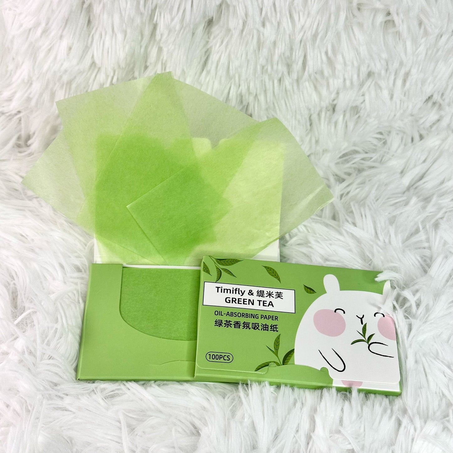 Oil-Absorbing Face Wipes - Green Tea